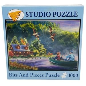 Gone‎ Fishing 1000 Piece Puzzle Bits And Pieces 20x27 Cory Carlson